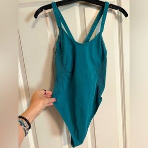 FP Movement by Free People Teal Bodysuit